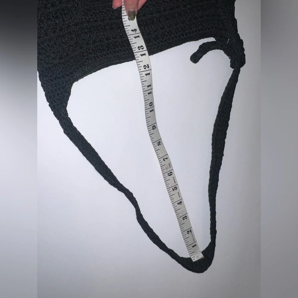 The Sak Black Crochet Shoulder Bag - Picture 10 of 12